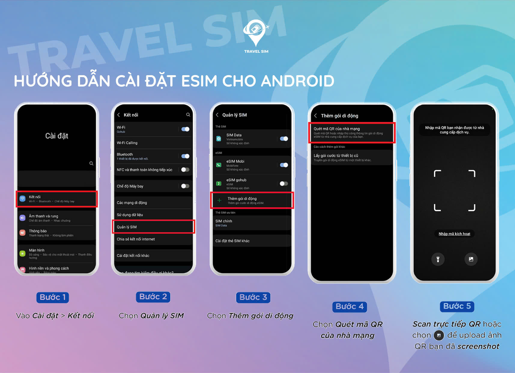 Hướng dẫn cài đặt eSIM trên Samsung